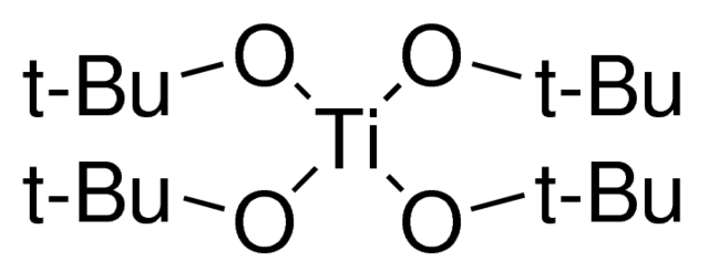 Titanium(IV) tert-butoxide - CAS:3087-39-6 - Tetra-tert-butyl ortotitanate, 32tanium tetra-tert-butoxide, Tetra-tert-butoxytitanium, 32(OtBu)4